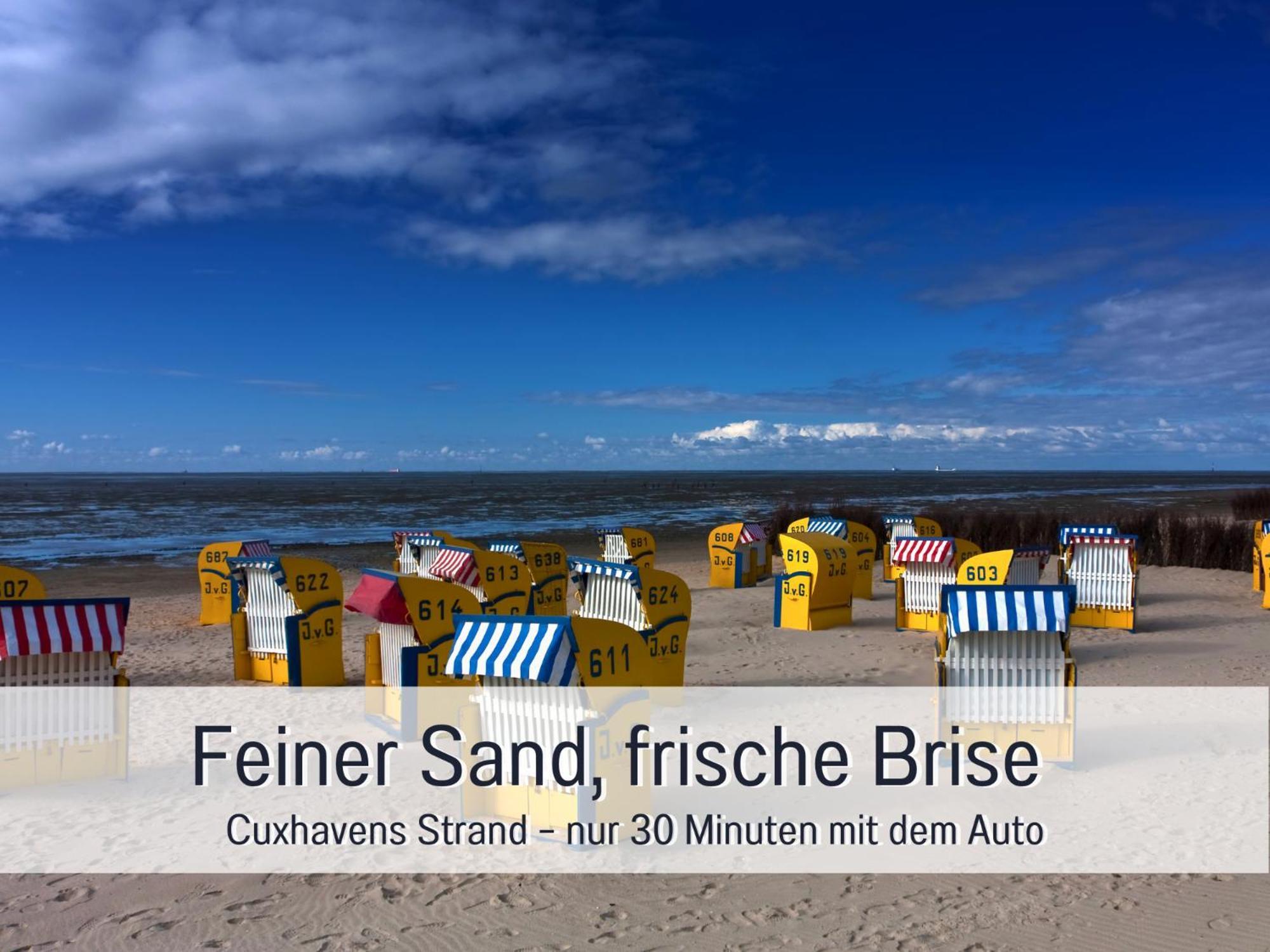 "Bremerhaven-Langen" In Geestland-Langen - Modern Eingerichtete Fewo Mit Garten, Wlan & Parkplatz - Ruhig & Stadtnah Esterno foto